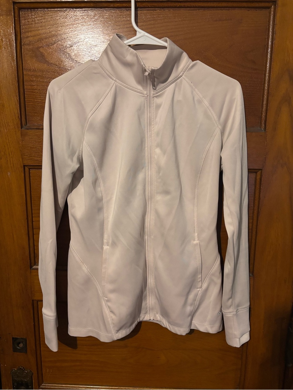 Women's Light Pink Full-Zip Utility Jacket